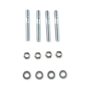 Mr. Gasket Carburetor Spacer, For Use with Standard Bolt Patterns for Holley and Carter, 1 Inch Open Center, 1 Inch Thick, Natural, Aluminum – 6005