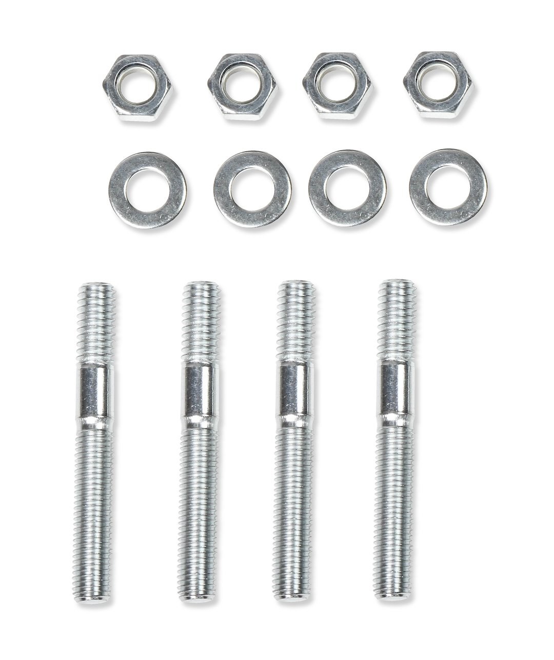 Mr. Gasket Carburetor Spacer, For Use with Standard Bolt Patterns for Holley and Carter, 1 Inch Ported Center, 1 Inch Thick, Natural, Aluminum – 6006