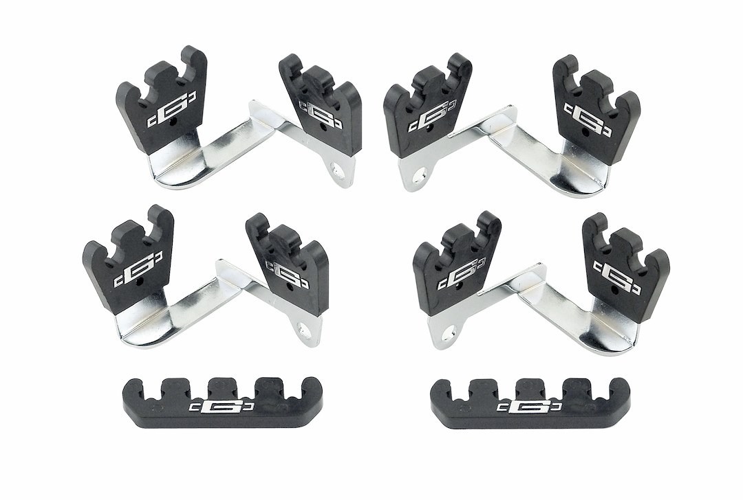 Mr. Gasket Spark Plug Wire Separator, Fits 7 Millimeter/ 8 Millimeter Wire, Chrome, Plastic, Black – 6016