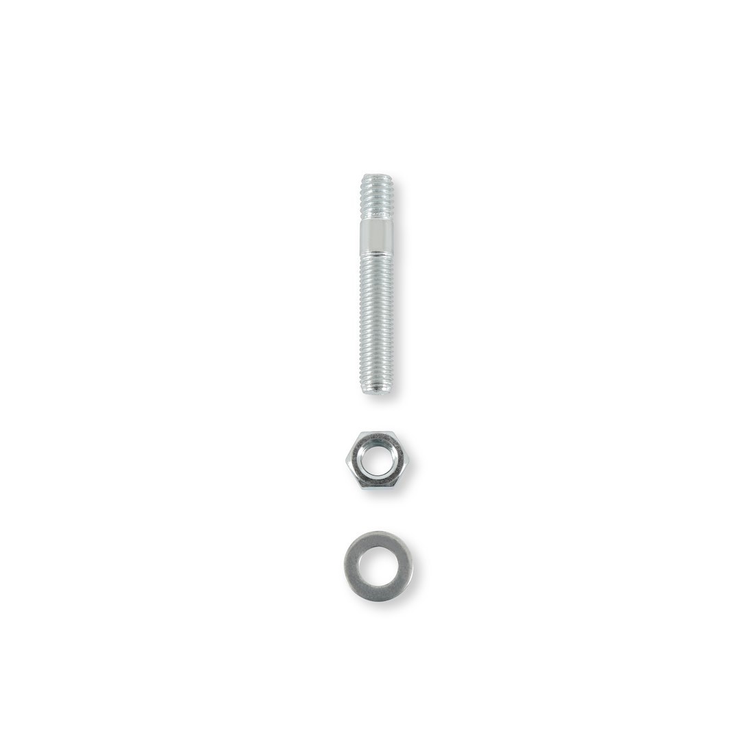 Mr. Gasket Carburetor Stud Kit, 5/16 Inch Diameter, 2 Inch Overall Length, Zinc Plated, Set of 4 Studs/ Nuts/ Washers – 61