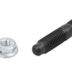 Mr. Gasket Valve Cover Stud, 1/4 Inch – 20 Thread Size, Hex Style Head Type, Black Oxide/ Zinc Plated, Steel, Set of 8 – 6324
