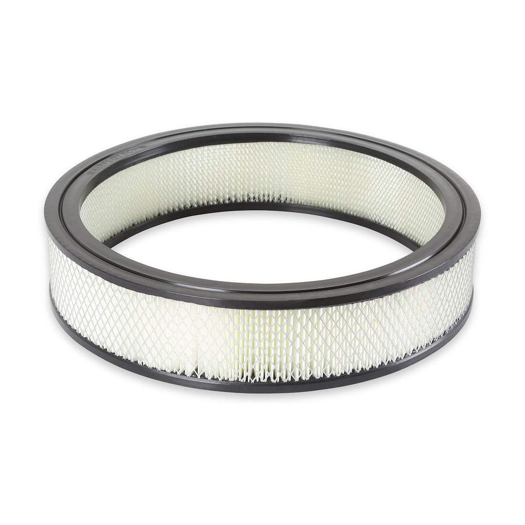 Mr. Gasket Air Filter, White, Paper Element, Round, 14 Inch Outside Diameter X 3 Inch Height – 6403