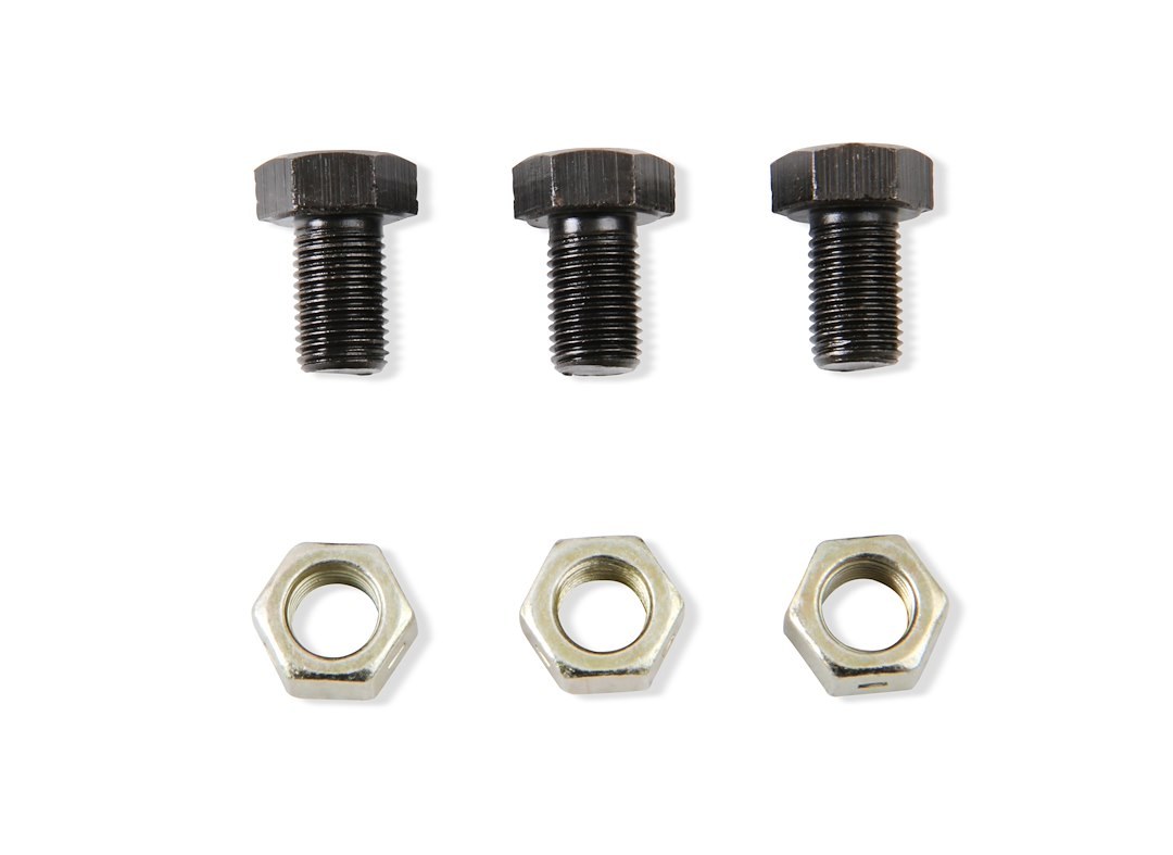 Mr. Gasket Torque Converter Bolt, For Use with Chevy/ TH350/ Powerglide, 0.625 Inch Under Head Length, 3/8 Inch – 24 Thread Size – 6716
