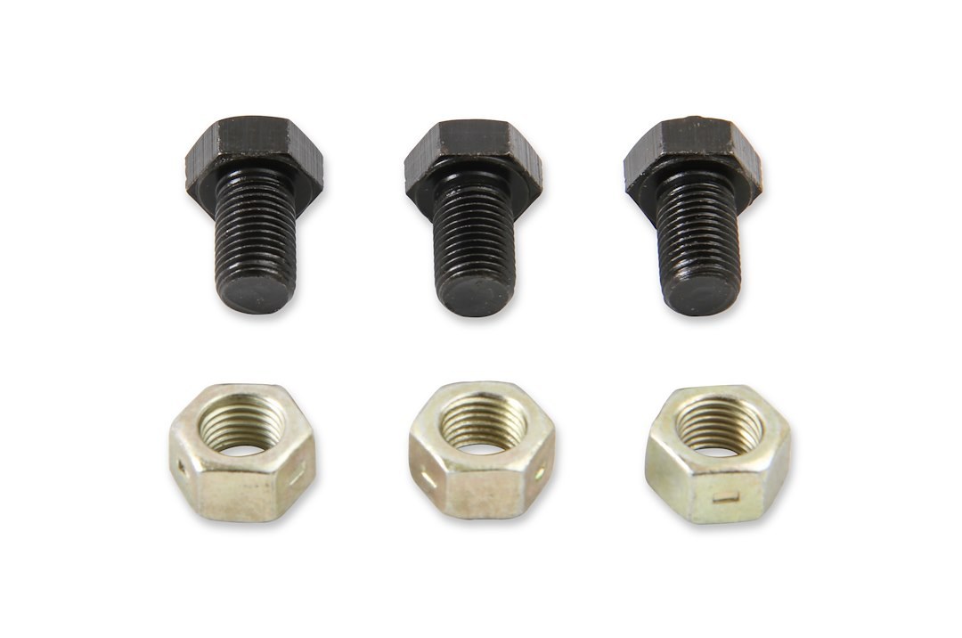 Mr. Gasket Torque Converter Bolt, For Use with Chevy/ TH350/ Powerglide, 0.625 Inch Under Head Length, 3/8 Inch – 24 Thread Size – 6716