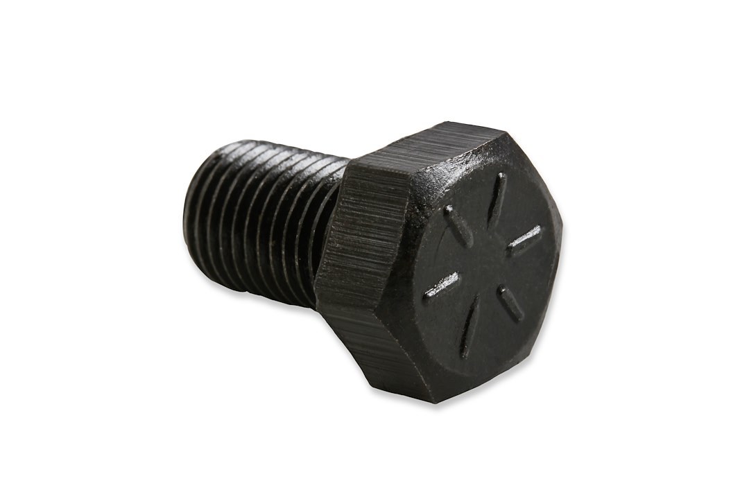Mr. Gasket Torque Converter Bolt, For Use with Chevy/ TH350/ Powerglide, 0.625 Inch Under Head Length, 3/8 Inch – 24 Thread Size – 6716