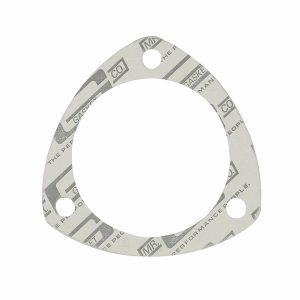 Mr. Gasket Exhaust Header Collector Gasket, 2-1/2 Inch Diameter, Triangle, 3-1/2 Inch Bolt Circle, 3/8 Inch Bolt Hole Size – 76