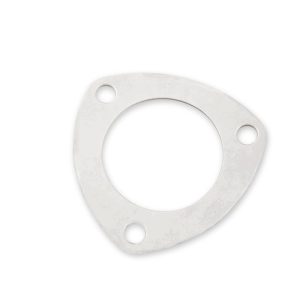 Mr. Gasket Exhaust Header Collector Gasket, 2-1/2 Inch Diameter, Triangle, 3-1/2 Inch Bolt Circle, 3/8 Inch Bolt Hole Size – 76C