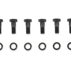 Mr. Gasket Clutch Pressure Plate Bolt, For Use with GM/ Chrysler/ Amc, 3/8 Inch – 16 Thread Size, Hex Style Head Type, Set of 6 – 910