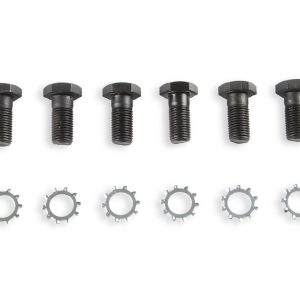 Mr. Gasket Clutch Flywheel Bolt, For Use with Chevy, 7/16 Inch – 20 Thread Size, Hex Style Head Type, Black Oxide, Steel – 912
