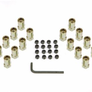 Mr. Gasket Rocker Arm Nut, For Use with Chevy 283-400/ Pontiac 326/ 400/ 455/ Ford 289/ 302/ 351W, 3/8 Inch – 24 Thread Size – 920G