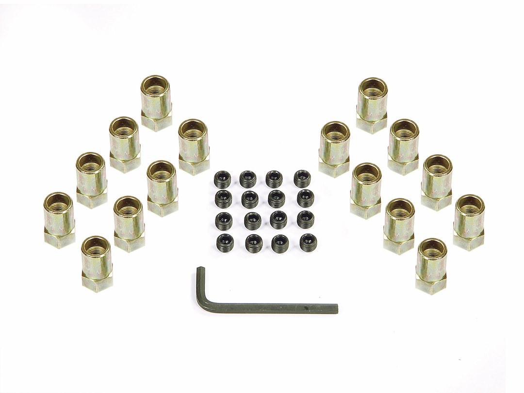Mr. Gasket Rocker Arm Nut, For Use with Chevy 283-400/ Pontiac 326/ 400/ 455/ Ford 289/ 302/ 351W, 3/8 Inch – 24 Thread Size – 920G