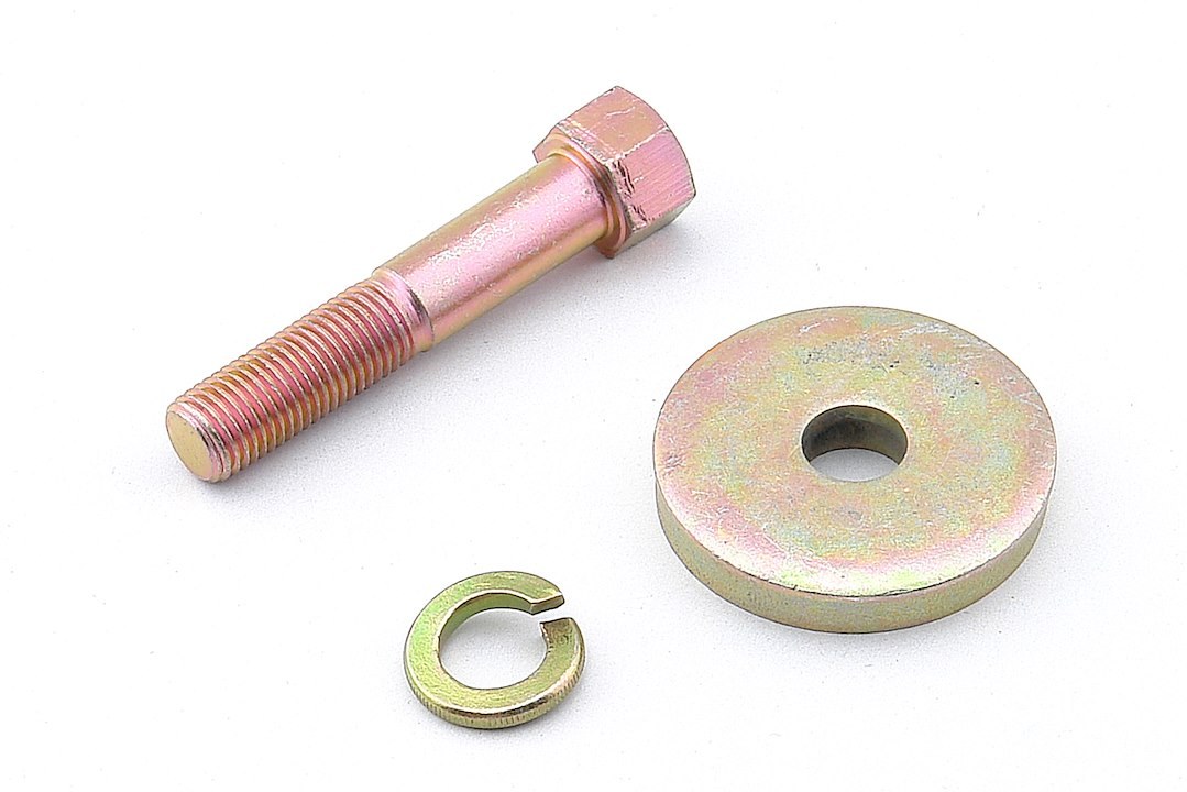 Mr. Gasket Harmonic Balancer Bolt, For Use with Chevy 283-400, 7/16 Inch – 20 Thread Size, 2-1/4 Inch Under Head Length, Zinc Finish – 945G