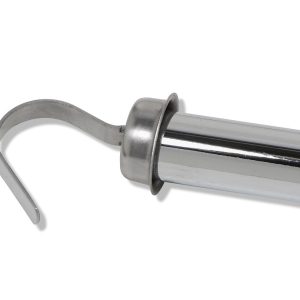 Mr. Gasket Auto Trans Dipstick, GM TH400, Chrome, With Mounting Tab/ 2 Piece Design – 9765-A