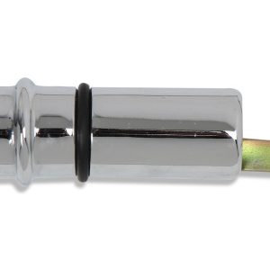 Mr. Gasket Auto Trans Dipstick, GM TH400, Chrome, With Mounting Tab/ 2 Piece Design – 9765-A