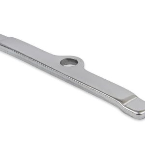Mr. Gasket Valve Cover Hold Down Tab Set, Long Style, Chrome Plated, Steel, 1/4 Inch Diameter Holes, Set of 4 – 9817