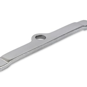 Mr. Gasket Valve Cover Hold Down Tab Set, Long Style, Chrome Plated, Steel, 1/4 Inch Diameter Holes, Set of 4 – 9817