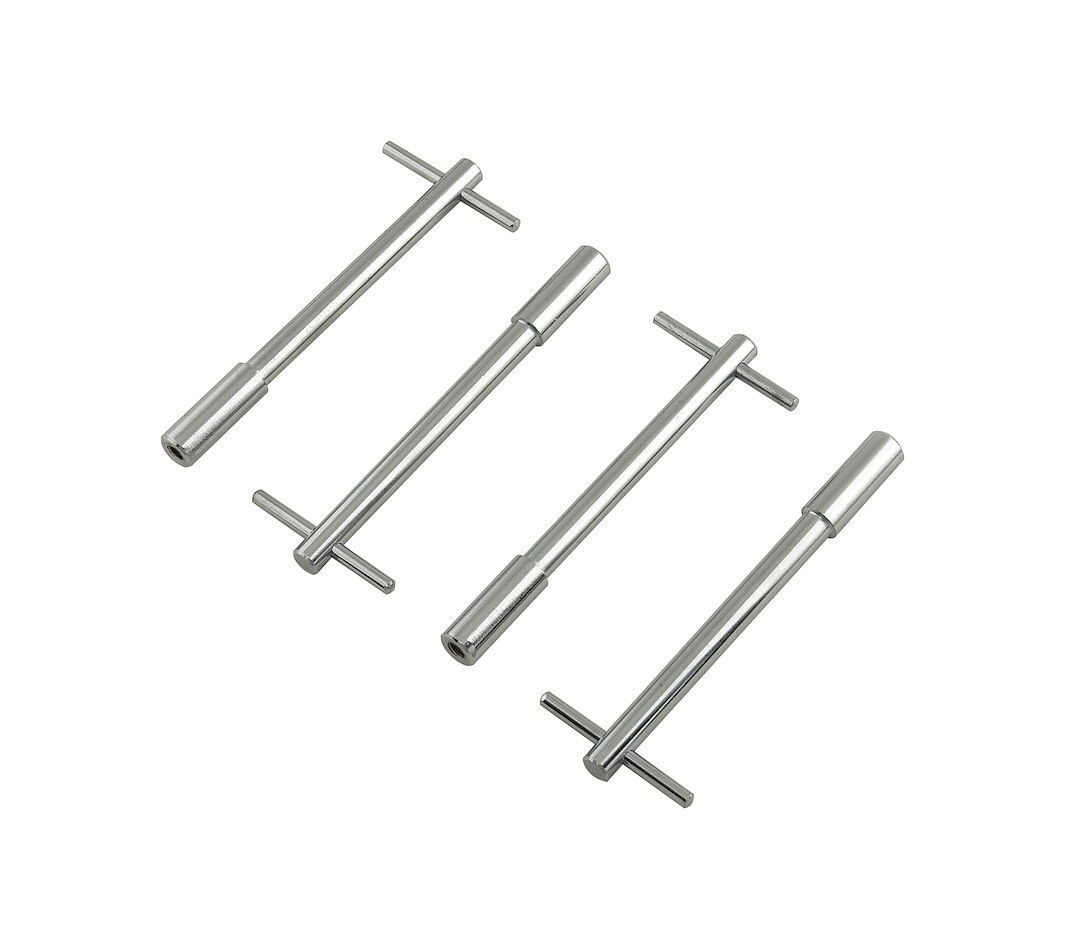 Mr. Gasket Valve Cover Bolt, 5 Inch Over All Length, 1/4 Inch – 20 Thread Size, 1 Inch Under Head Length, Extended T-Bar Head Type, Chrome – 9820