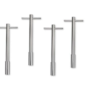 Mr. Gasket Valve Cover Bolt, 5 Inch Over All Length, 1/4 Inch – 20 Thread Size, 1 Inch Under Head Length, Extended T-Bar Head Type, Chrome – 9820