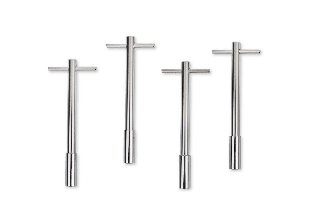 Mr. Gasket Valve Cover Bolt, 5 Inch Over All Length, 1/4 Inch – 20 Thread Size, 1 Inch Under Head Length, Extended T-Bar Head Type, Chrome – 9820