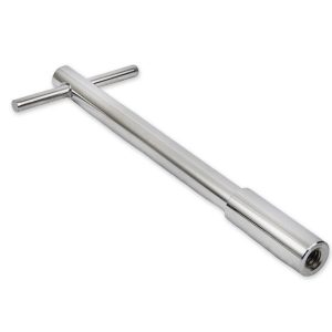 Mr. Gasket Valve Cover Bolt, 5 Inch Over All Length, 1/4 Inch – 20 Thread Size, 1 Inch Under Head Length, Extended T-Bar Head Type, Chrome – 9820