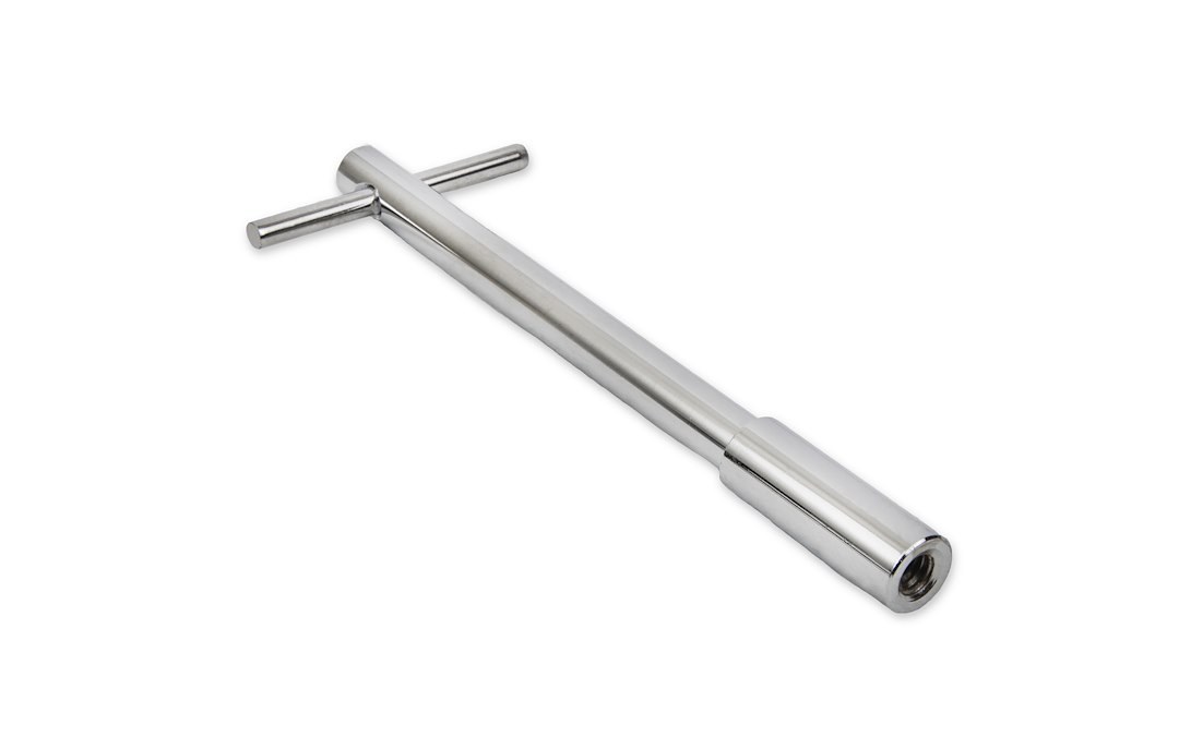 Mr. Gasket Valve Cover Bolt, 5 Inch Over All Length, 1/4 Inch – 20 Thread Size, 1 Inch Under Head Length, Extended T-Bar Head Type, Chrome – 9820