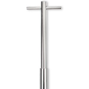 Mr. Gasket Valve Cover Bolt, 5 Inch Over All Length, 1/4 Inch – 20 Thread Size, 1 Inch Under Head Length, Extended T-Bar Head Type, Chrome – 9820