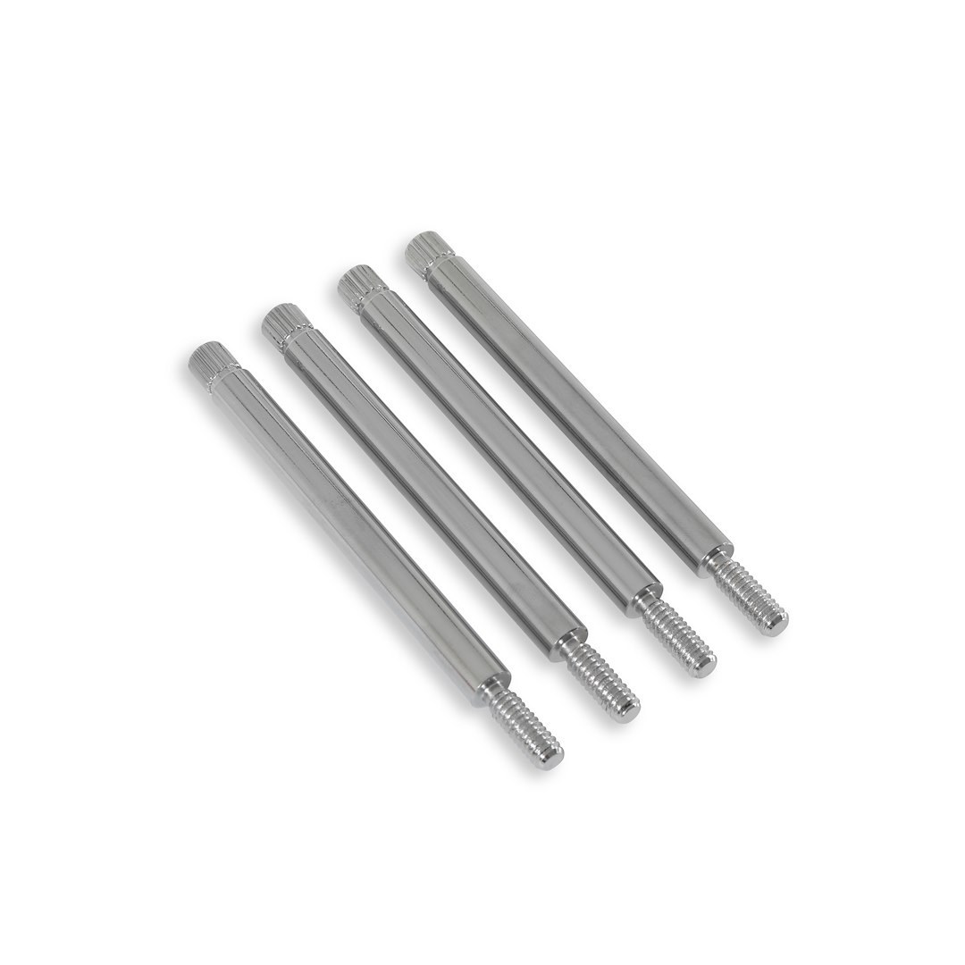 Mr. Gasket Valve Cover Bolt, For Use with Chevy V8, 4 Inch Overall Length, 1/4 Inch – 20 Thread Size, Y Top Wing Nut, Chrome Plated, Steel – 9824