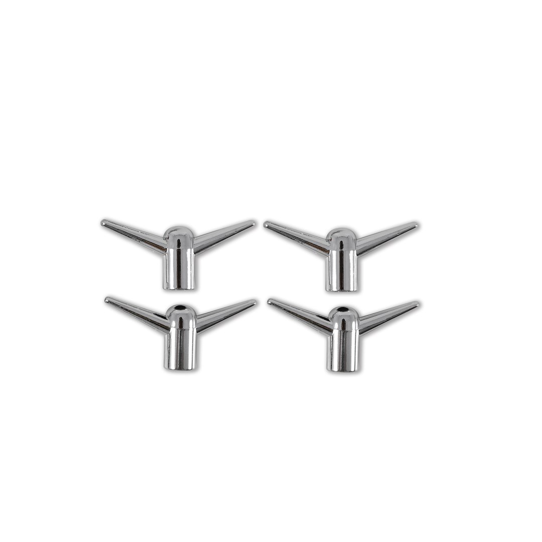 Mr. Gasket Valve Cover Bolt, For Use with Chevy V8, 4 Inch Overall Length, 1/4 Inch – 20 Thread Size, Y Top Wing Nut, Chrome Plated, Steel – 9824