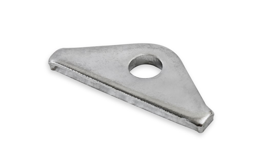 Mr. Gasket Valve Cover Hold Down Tab Set, Short Style, Chrome Plated, Steel, 1/4 Inch Diameter Holes, Set of 8 Tabs Only – 9899