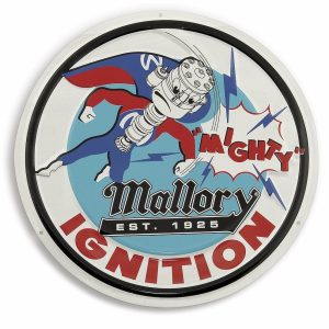 Mr. Gasket Sign, 12′ Diameter, Mallory Man Logo, Steel – D10