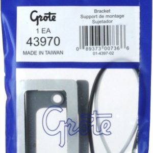 Grote Perlux Trailer Light Mounting Bracket, Rectangular, 2-9/10 Inch Long X 1-1/2 Inch High, Plastic Housing, Single – 43970
