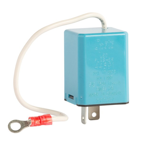 Grote Perlux Flasher, 2 Terminal Connection with External Ground, For Use with LED Lighting, 60-120 Flash Rate, 1 to 10 Lamp Load, Single – 44891