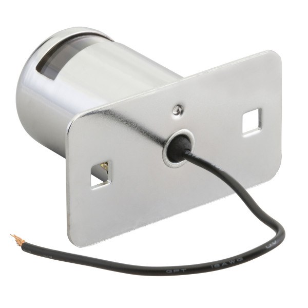 Grote Perlux Interior Light, Courtesy Light, 2- 3/4 Inch Long X 1-1/2 Inch Wide Base X 2-1/16 Inch High Housing, Chrome Housing, Hardwired – 60151-5