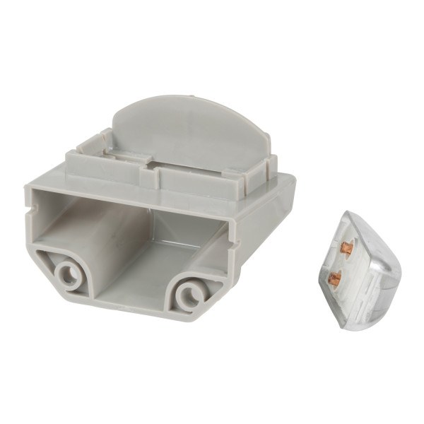 Grote Perlux License Plate Light, Incandescent, Mounts Above License Plate, Gray Housing – 60460