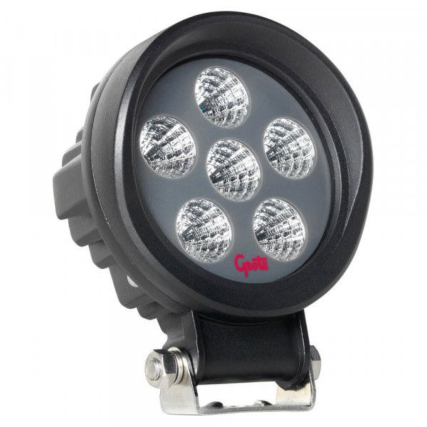 Grote Perlux Work Light, 6 High Performance LED, Pedestal Mount, Flood Pattern, Round, Polycarbonate Lens – BZ101-5