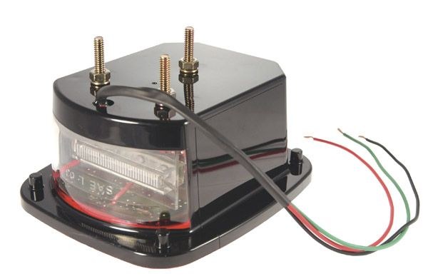 Grote Perlux Tail Light Assembly, Hi Count ®, LED, Red Lens, Black Housing, White Bulb, Single – G5092-5