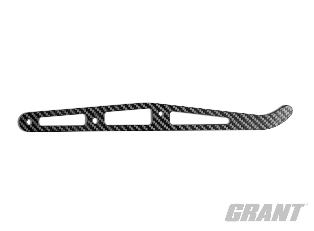 Grant Products Parachute Release Handle, Cutout Design, 11 Inch Length, 6 Millimeter Thickness, Black, Carbon Fiber – 251