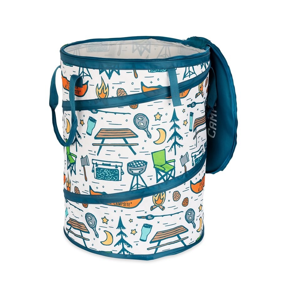 Grant Products Collapsible Container, Life Is Better at the Campsite ™, Pop-Up Utility Container – 5607