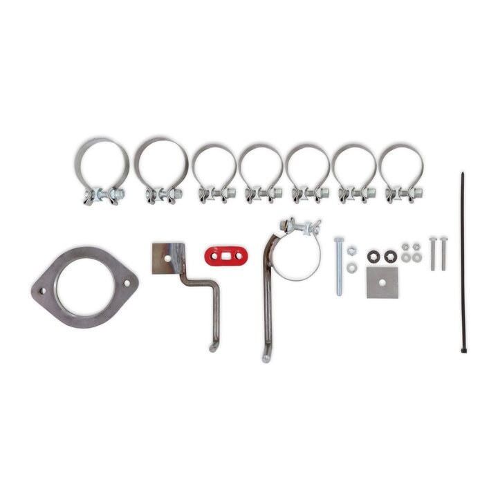 Grant Products Exhaust System Kit, Force II ® Cat Back System, 409S Stainless Steel, With Muffler, 3-1/2 Inch Pipe Diameter – S100