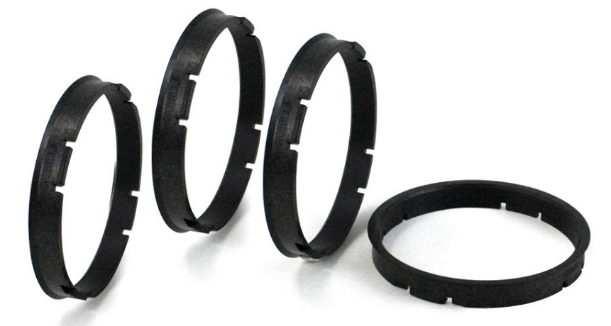 Gorilla Automotive Wheel Hub Centric Ring, 78.1 Millimeter Inside Diameter, 108 Millimeter Outside Diameter, Black, Poly Carbon, Set of 4 – 108-7810