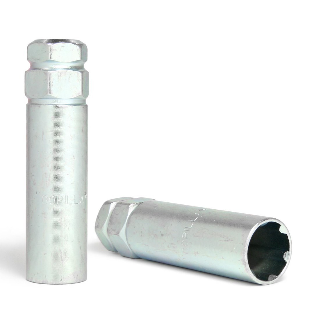 Gorilla Automotive Lug Nut Socket, Small Diameter Spline Drive Lug Socket, 0.90 Inch Lug Diameter for Duplex Lugs, 6 Spline – 1378SD-KEYB