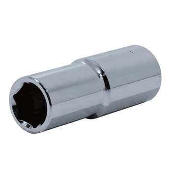 Gorilla Automotive Lug Nut Socket, Flip Socket, 17 Millimeter and 19 Millimeter Hex Drive, Heat Treated, Nickel Chrome Plated – 1719TWS