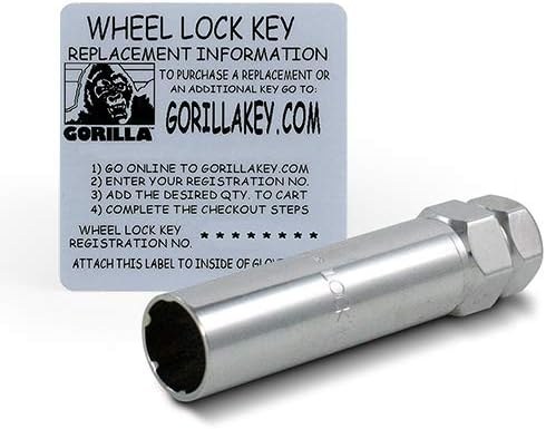 Gorilla Automotive Wheel Lock, Small Diameter Acorn, Lug Nut Lock, 12 Millimeter X 1.5 Thread Size, 60 Degree Conical – 21631BC