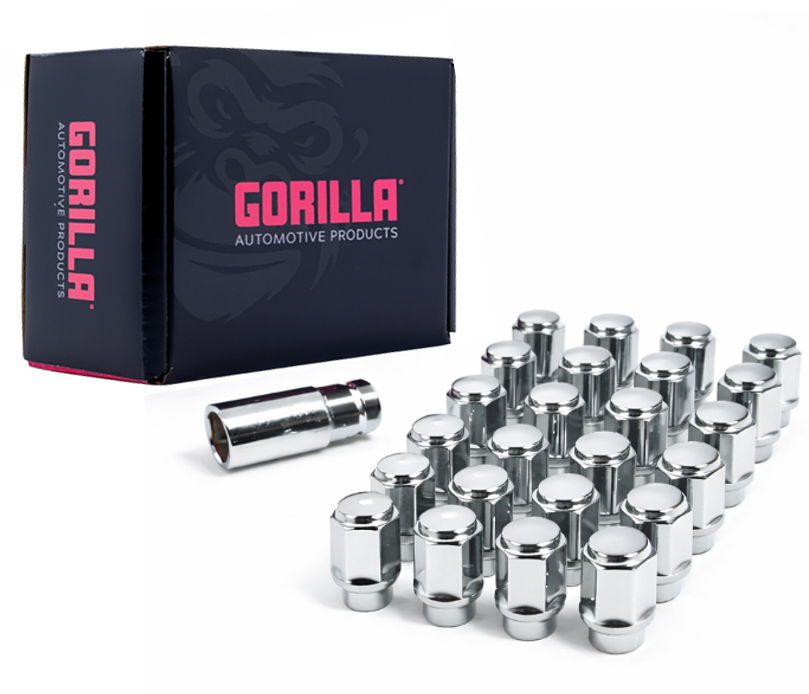 Gorilla Automotive Wheel Installation Kit, 6 Lug Kit, 14 Millimeter X 1.5 Thread Size, 60 Degree Conical Bulge, Et Shank – K6LE19-14150GR