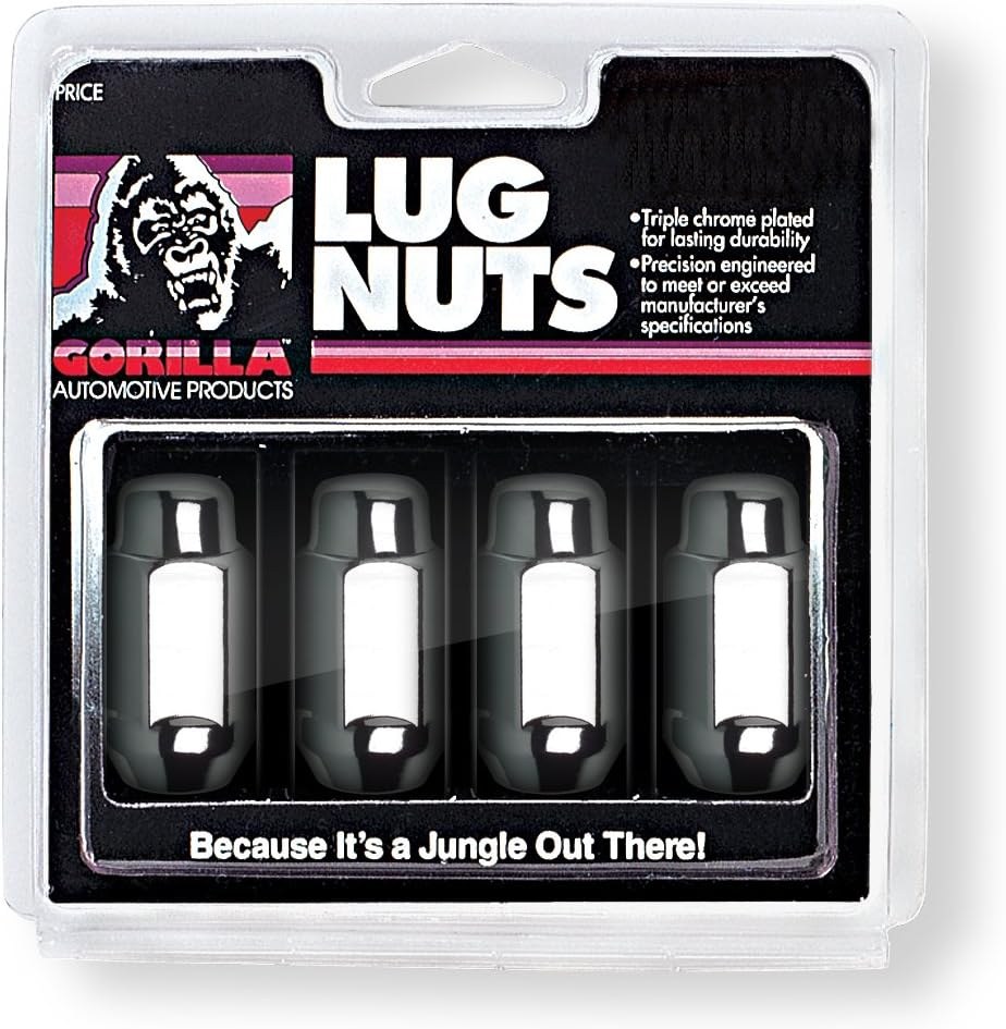 Gorilla Automotive Lug Nut, Duplex Acorn, 14 Millimeter X 1.5 Thread Size, Conical Seat, 2 Inch Overall Length, 7/8 Inch Hex Size – 76147