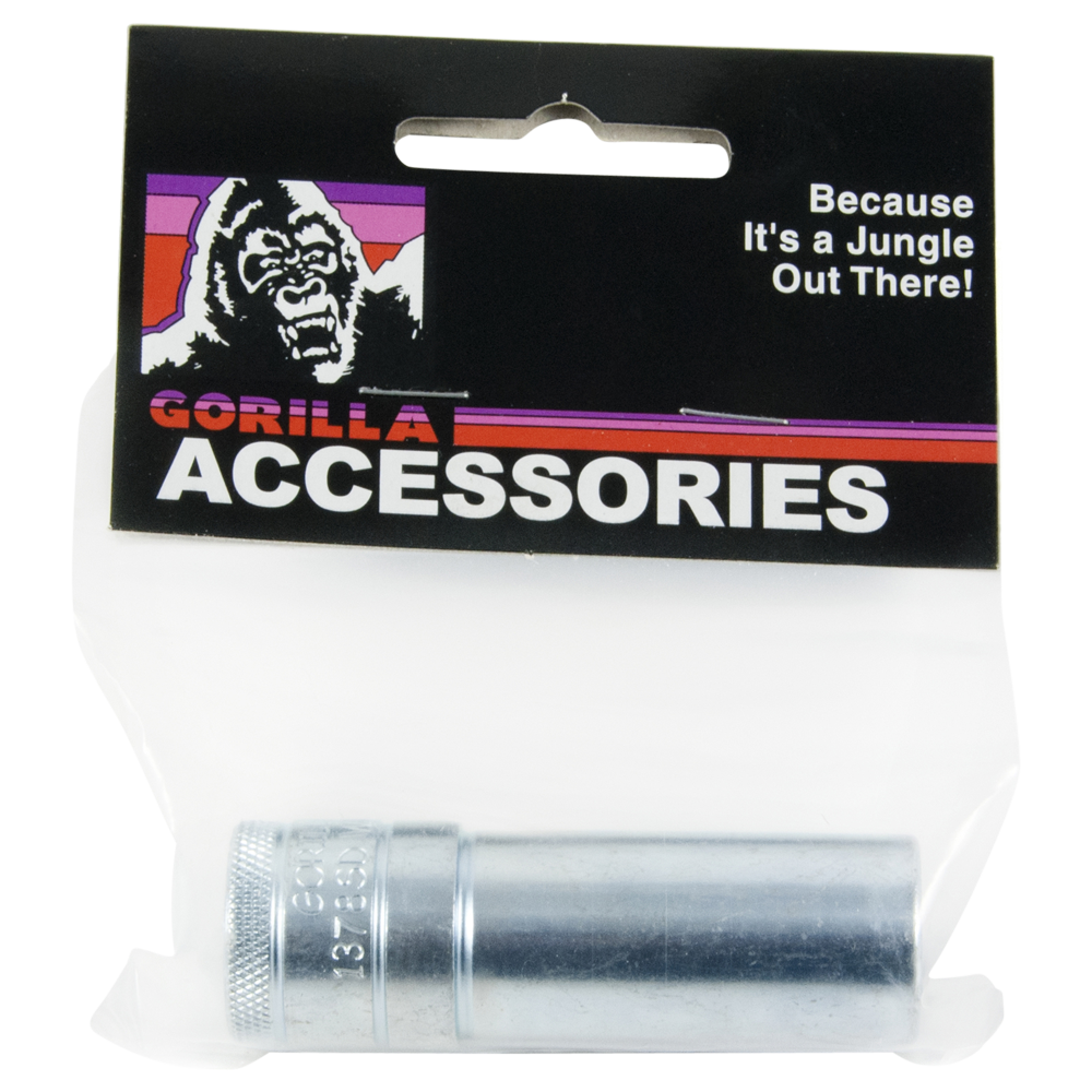 Gorilla Automotive Lug Nut Socket, Small Diameter Lug Socket, 0.90 Inch Lug Diameter for Duplex Lugs, 6 Spline, 1/2 Inch Drive – 1378SDWRENCH