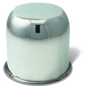 Gorilla Automotive Wheel Center Cap, Hub Cover, 4-1/4 Inch Diameter, 4 Inch Height, Closed Style, Polished, Stainless Steel, Single – HC202SS