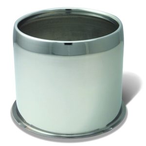 Gorilla Automotive Wheel Center Cap, Hub Cover, 5.1 Inch Diameter, 4-1/4 Inch Height, Open Style, Polished, Stainless Steel, Single – HC212SS