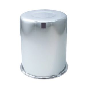 Gorilla Automotive Wheel Center Cap, Hub Cover, 4.9 Inch Diameter, 6 Inch Height, Closed Style, Chrome Plated, Steel, Single – HC296