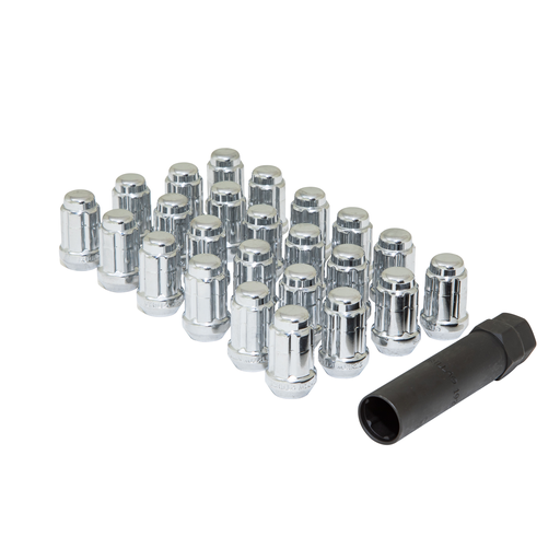 Gorilla Automotive Wheel Installation Kit, 6 Lug Kit, 12 Millimeter X 1.5 Thread Size, 60 Degree Conical, Spline Drive, Acorn – K6CS-12150GR